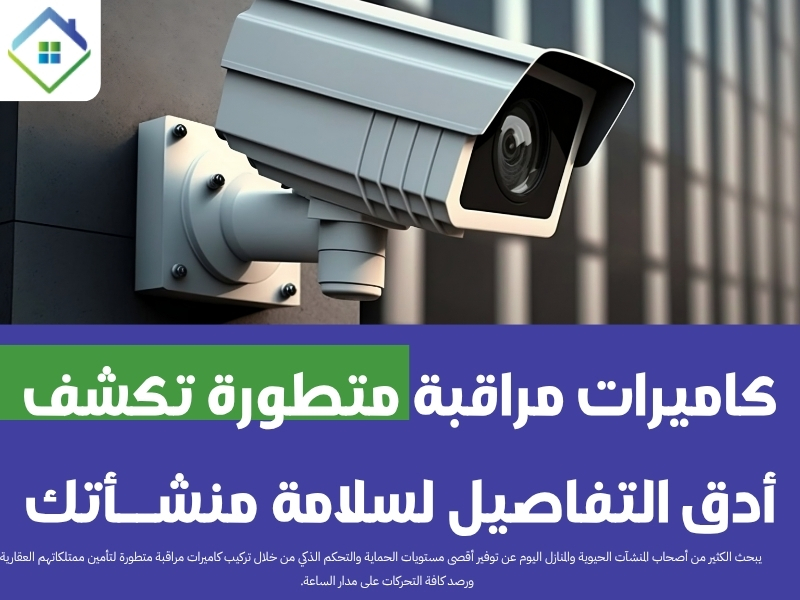 كاميرات مراقبة متطورة تكشف أدق التفاصيل لسلامة منشأتك